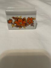 Vintage The Indispensable Dispenser Toothpaste Holder-Made In W Germany Florals picture