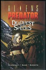 Aliens Predator Deadliest of the Species Hardcover HC Rare John Bolton cover art picture