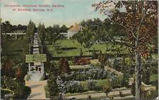 Postcard Inniscarra Chauncey Olcott's Gardens Saratoga Springs NY  picture