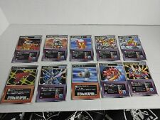 1996 Bandai Banpresto Super Robot Wars Anime Scramble Gather Card Lot Of 10 picture
