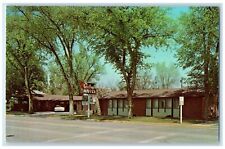 c1950 Central Motel Restaurant Roadside Cottage Fort Morgan Colorado CO Postcard picture