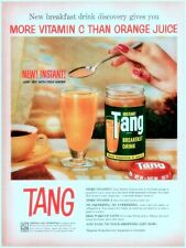 1959 Tang Vintage Print Ad New Instant Breakfast Drink Discovery More Vitamin C  picture