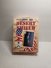 Vintage 1991 PTC Operation Desert Shield Trading Cards Full Box | 36 Packs picture