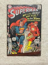 Superman #199 (RAW 5.0 - DC Comics 1967) 1st Race Superman vs. Flash picture
