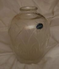 Vintage  Lenox Saratoga  Led Crystal Vase circa 1970s 7in picture