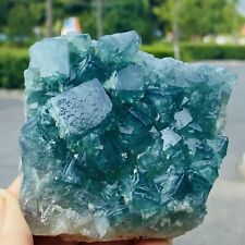 321G Rare NATURAL Green FLUORITE Quartz Crystal Mineral Specimen Healing picture