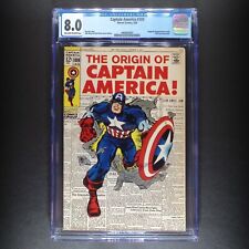 Captain America #109 | Marvel 1969 | Origin of Captain America | CGC 8.0 picture