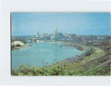 Postcard Skyline overlooking the Mississippi River St. Paul Minnesota USA picture
