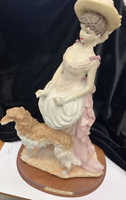 Mirella Collection Stature of The Lady With Dog 12/12” Tall picture