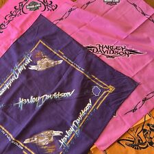 Harley Davidson Hankerchiefs DooRags 3 Harley 1 Geico Motorcycle Riding Scarf picture
