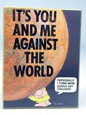 American Greetings  Ziggy Stand Up You And Me Against World 1983 vintage picture