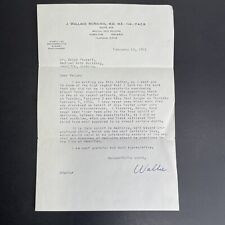 Antique 1953 Dr. Ralph Ivor Probert Letter Of Commendation For Saving Patients picture