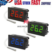 DC 12V Digital LED Display K-type Thermocouple Temperature Meter Thermometer USA picture