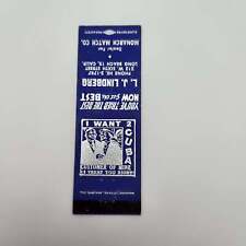 Vintage Matchbook I Want To..Long Beach California 1950s 1960s Ephemera picture