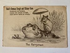 Quack Medicine Reids German Cough & Kidney Cure Victorian Trade Cards Late 1890s picture