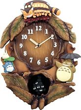 Rhythm CITIZEN Studio Ghibli Wall Clock My Neighbor Totoro M806A NEW F/S picture