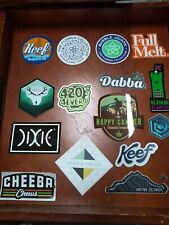 Lot 15 CO Cannabis Dispensary Industry stickers (weed 420 pot 710 dab) picture
