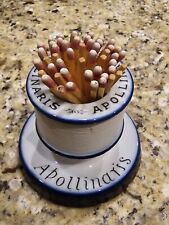 Vintage Apollinaris Porcelain Match Strike Smoking smokers delight picture