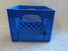 Upstate Farms Dairy Milk Crate Buffalo New York NY Stackable Blue picture