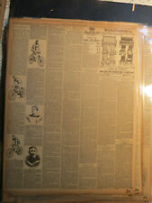 Bicycle History Newspaper 1895 SECRETS OF CYCLE RACING FORTUNES AMATEURS  picture