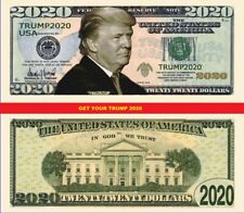Donald Trump 2020 Dollar Bill Presidential MAGA Novelty Funny Money picture