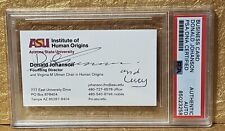 Donald Johanson PSA/DNA Autograph Signed Business Card Lucy Paleoanthropologist picture