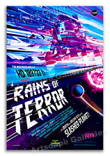 Rains of Terror NASA Space Horror Movie Style Poster - 16x24 picture