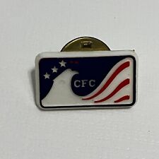 CFC Red White Blue Eagle Plastic Pinback Lapel Pin picture