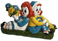 Vintage Raggedy Ann and Andy Wall Hanging Art Decor 70s Plaque  picture