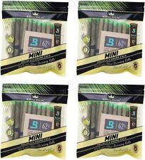 King Palm | Mini | Natural | Prerolled Palm Leafs | 4 Packs of 25 Each =100Rolls picture