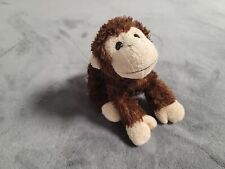 Aurora Chimp Plush Monkey Soft Brown Stuffed Animal 7” Long Soft Toy picture