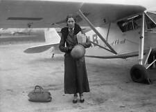 British Aviation Pioneer Amy Johnson 1930s 14 6x4 OLD PHOTO picture