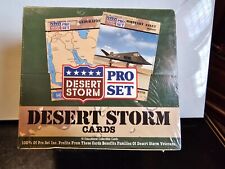 1991 Proset Desert Storm Factory Sealed Box 36 Packs picture