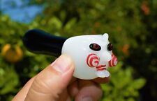 Handmade Puzzle Clown Saw Glass Pipes Smoking Hand Pipe Tobacco Horror 5 inch 14 picture