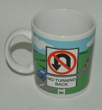 Vintage Over The Hill No Turning Back Ceramic Coffee Mug 40th Birthday PAPEL picture