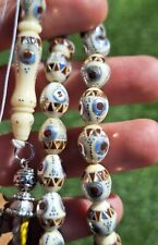 مسبحه سندلس Sandalus Rosary 33 Beads, Super Rare, Handcrafted Enlay, 55 grams  picture