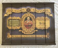 San Joaquin Valley Grape Serving Tray Wood 24x30” Paul Masson Display Decoration picture