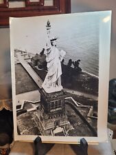 1953 Press Photo Air View Of The Statue Of Liberty By Wild World Photos picture