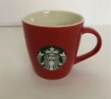 Starbucks Coffee Mug Orange/Red Ceramic Cup Microwave Dishwasher Safe picture