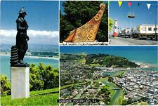 Vintage Postcard 4x6- Attractions, Gisborne, Poverty Bay, New Zealand 1960-80s picture