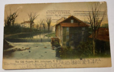 The Old Ricketts Mill, Johnstown, New York,  1907 Color Postcard E.C. Newton UD picture