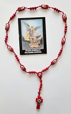 Corona Angelica a San Miguel Arcangel Metodo para Rezar el Rosario de Madera  picture