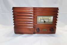 Vintage Antique 1930-1949 1938 Air King Tube Radio Model 252 In Wooden Case picture