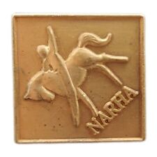 Vintage Narha Gold Tone Enamel Lapel Pin picture