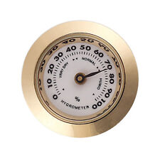 Digital Cigar Humidor Hygrometer Thermometer Temperature Round Gauge picture