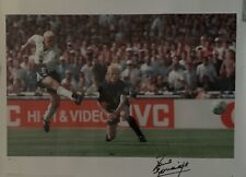 PAUL GASCOIGNE ~ Superb LARGE Signed Euro 96 Photograph ~AFTAL REGISTERED DEALER picture