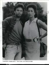 1995 Press Photo Actors Harry Hamlin, Roma Maffia in 