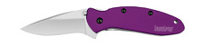 Kershaw Knives Scallion Liner Lock Purple Anodized Aluminum 420HC Carbon 1620PUR picture