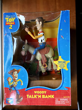 Toy Story 2 Woody Talk’n Bank Disney Pixar Thinkway NIB New in Box picture