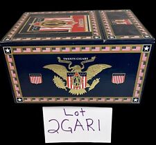 CAO America Landmark Potomac Cigar Box ~ Red White Blue ~ Nicaragua picture